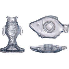 Creative Collection Linley Kerzenhalter 2er Set, Blau