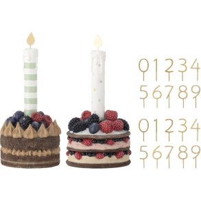 Bloomingville Hooray Geburtstagsdekoration 2er Set, Rot