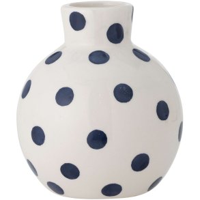 Bloomingville Fian Vase H11 cm, Blau