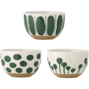 Creative Collection Linora Schssel 3er Set 12,5 cm, Grn