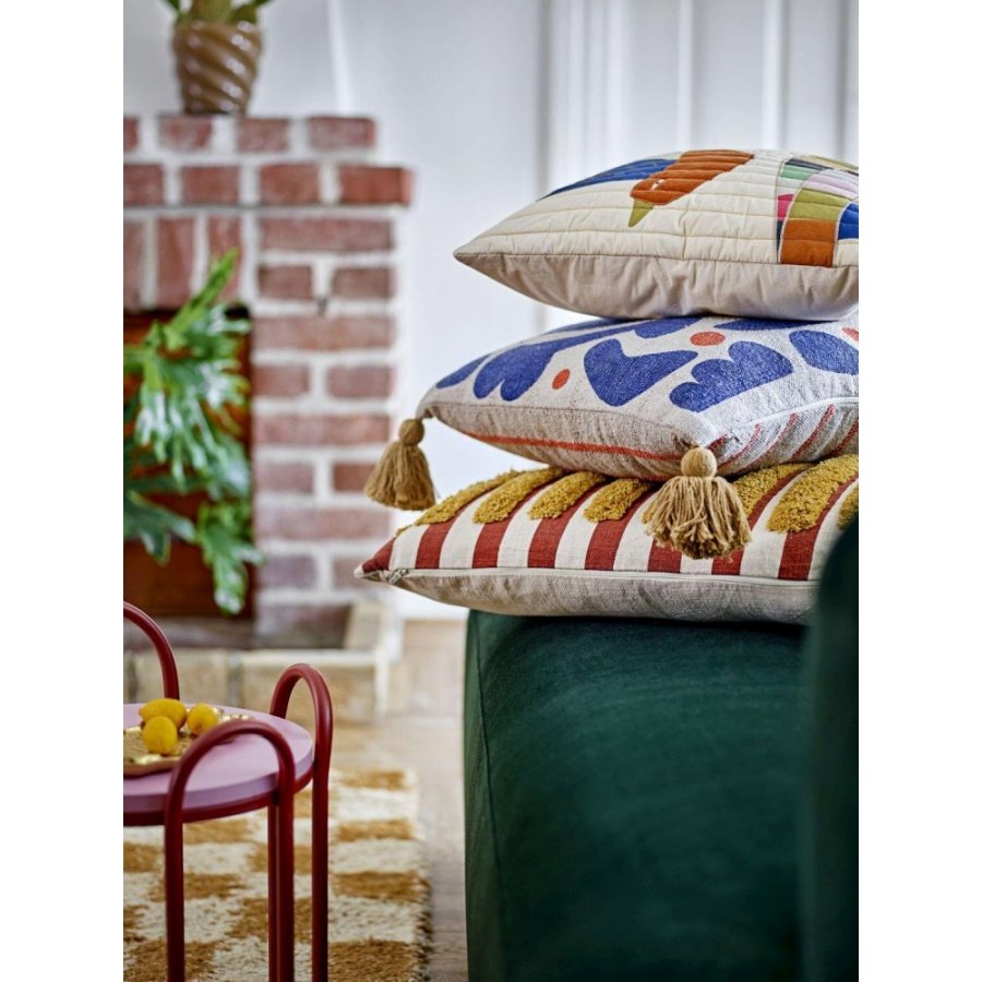Bloomingville Eviaya Kissen 45x45 cm, Blau