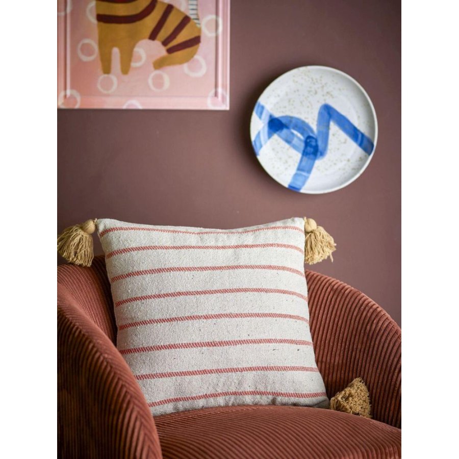 Bloomingville Eviaya Kissen 45x45 cm, Blau