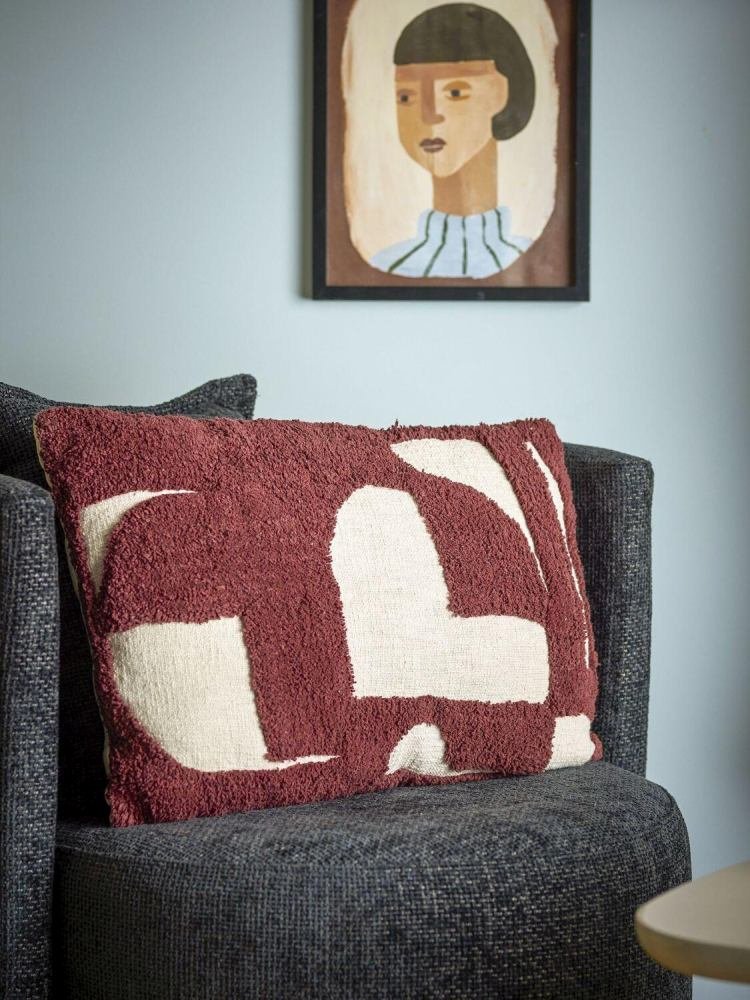Bloomingville Olica Kissen 40x60 cm, Rot