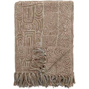 Bloomingville Bresso Plaid 130x160 cm, Brun
