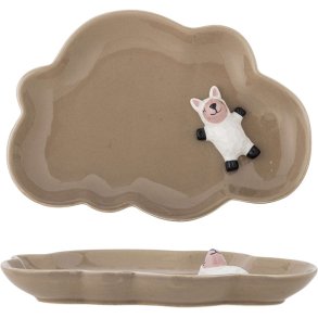 Bloomingville Mini Dolly Tallerken 20 cm, Brun