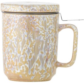 Creative Collection Yuma Becher mit Deckel und Tesi 25 cl, Natur