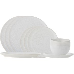 Bloomingville Addison Tischservice 12er Set, Wei