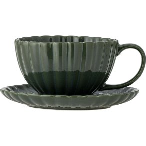 Bloomingville Latina Tasse m. Untertasse 22 cl, Grn