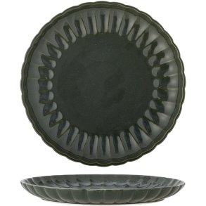 Bloomingville Latina Teller 27 cm, Dunkelgrn