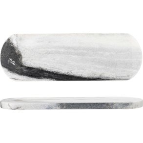 Bloomingville Jamile Schneidebrett 15x45 cm, Grauer Marmor