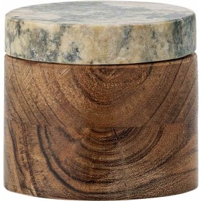 Creative Collection Lisanne Opbergpotje incl. Deksel H6,5 cm, Acacia
