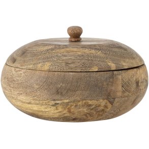 Bloomingville Marisa Glas m. Deckel H12 cm, Mango