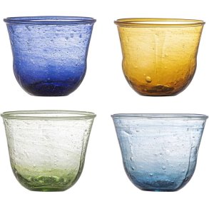 Creative Collection Karu Trinkglas 4er Set 28 cl, Blau