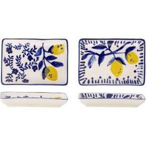 Creative Collection Maxima Teller 2er Set 15 cm, Blau