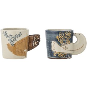 Bloomingville Hezha Espressotasse 2er Set 5,5 cl, Blau