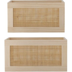 Bloomingville Piana Aufbewahrungskiste 2er Set, Kiefer