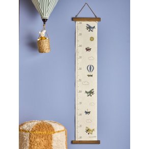 Bloomingville Mini Plane Højdemåler H114 cm, Blå