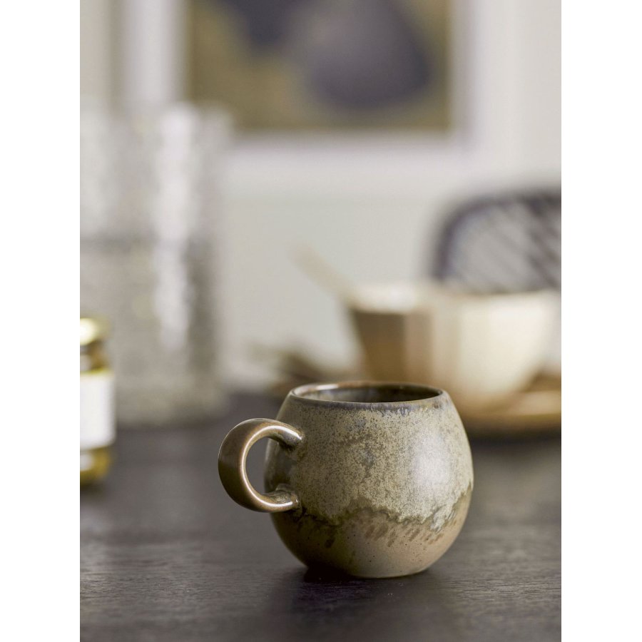 Bloomingville Paula Kop 27,5 cl, Brun/Grøn