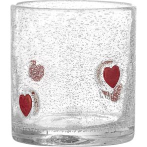 Bloomingville Debra Drinkglas Kersthart 37 cl