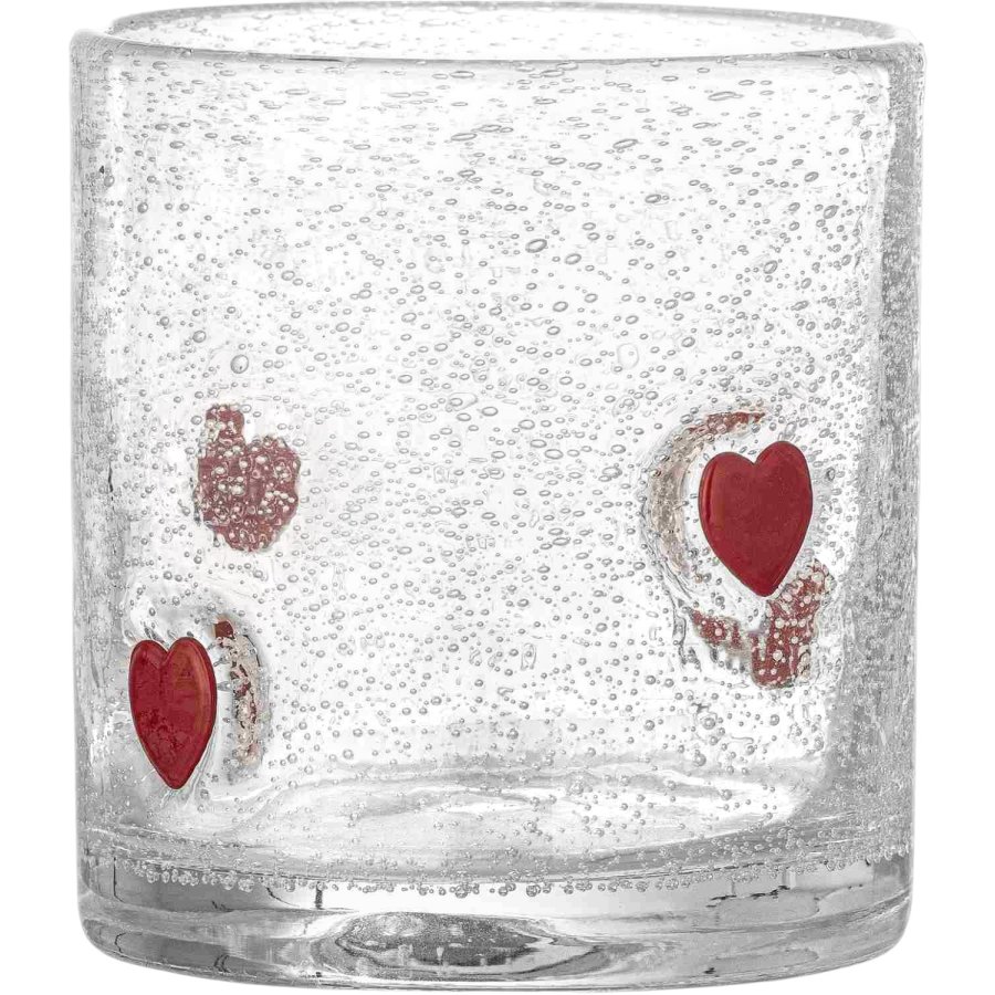 Bloomingville Debra Trinkglas Weihnachtsherz 37 cl