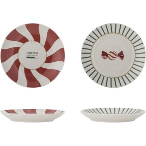 Bloomingville Yule Bord 2 stuks 12,5 cm, Natuur