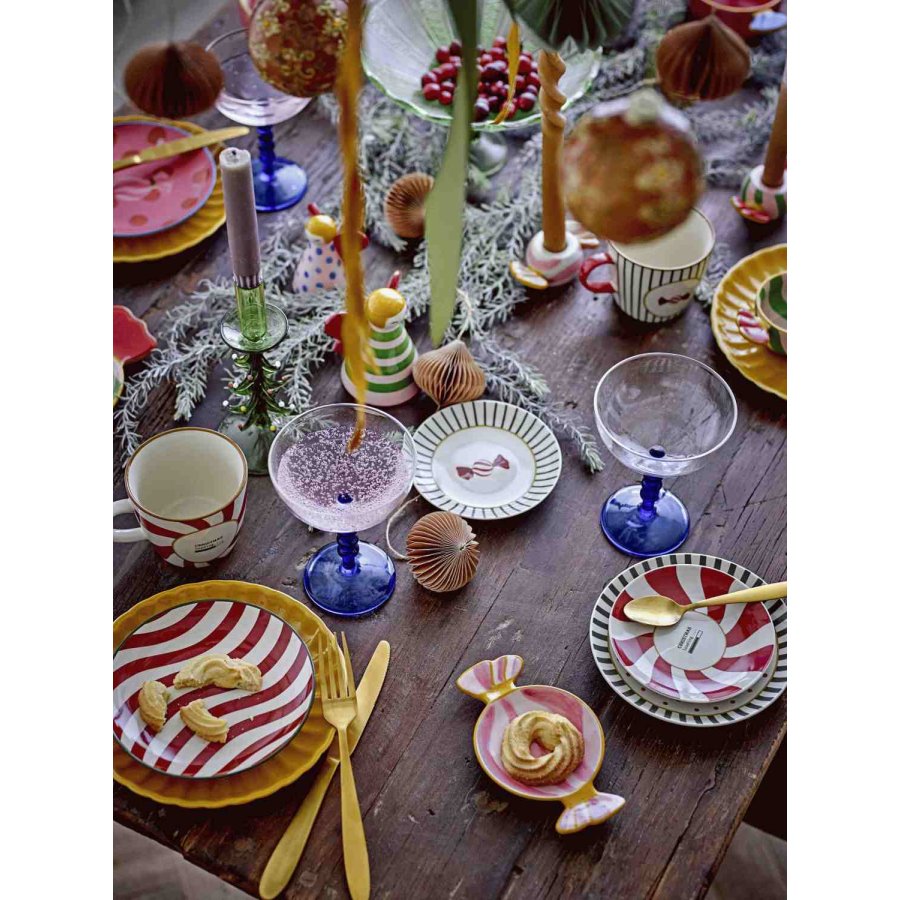 Bloomingville Yule Teller 2er Set 12,5 cm, Natur