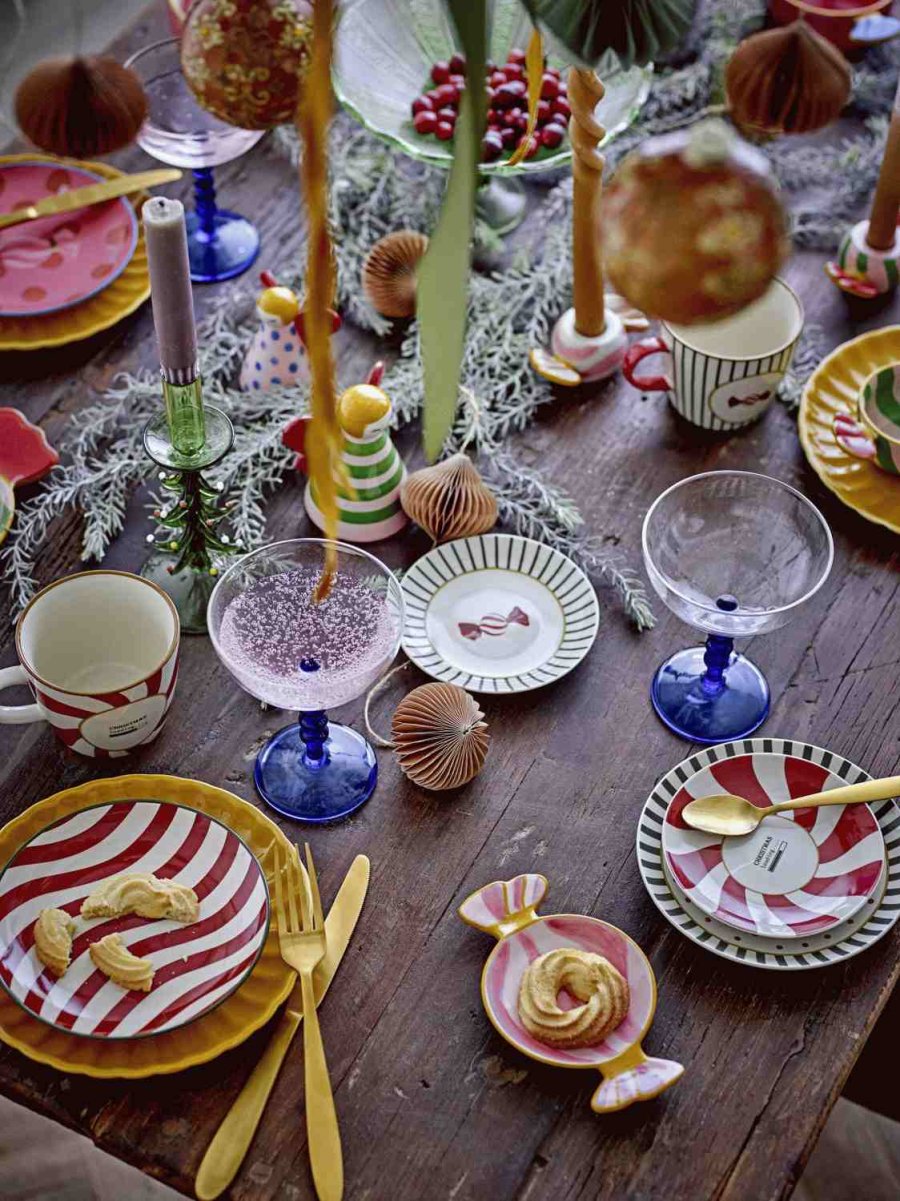 Bloomingville Yule Teller 2er Set 12,5 cm, Natur