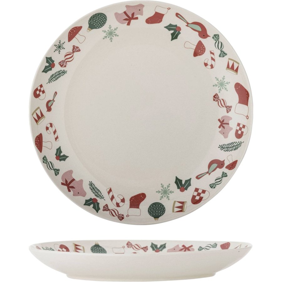 Bloomingville Yule Servierplatte 28 cm, Natur