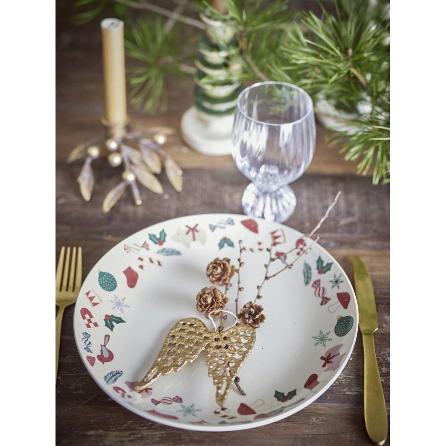 Bloomingville Yule Servierplatte 28 cm, Natur