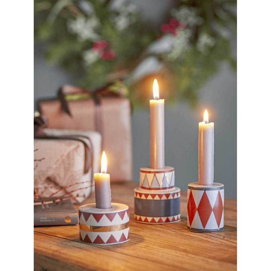 Bloomingville Bitja Kerzenhalter 3er Set, Blau