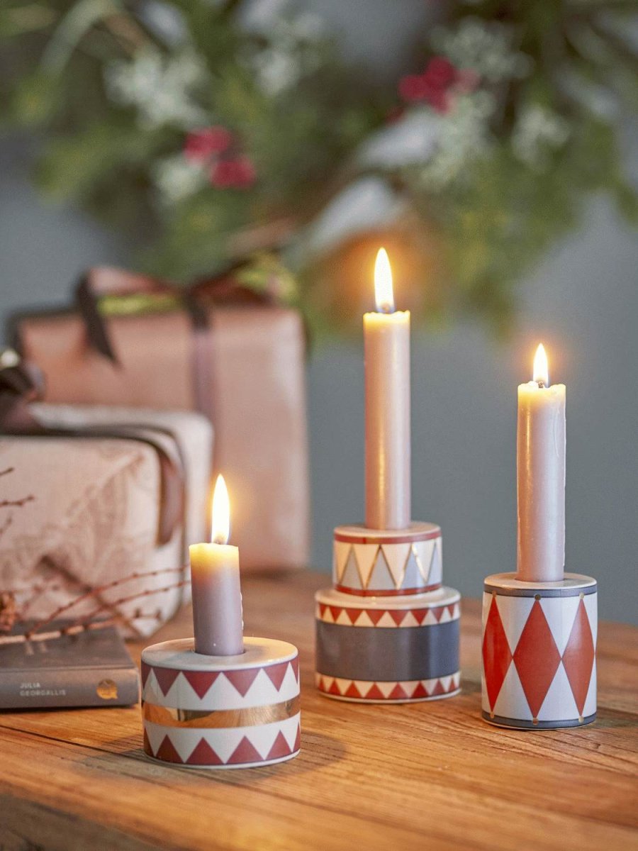 Bloomingville Bitja Kerzenhalter 3er Set, Blau