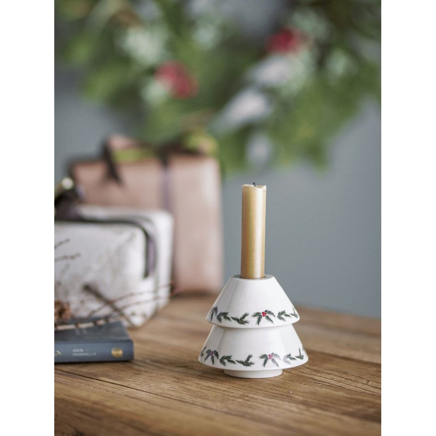Bloomingville Berry Kerzenhalter H9 cm, Wei