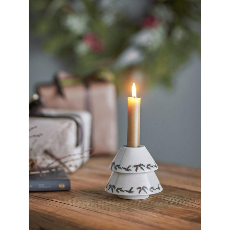 Bloomingville Berry Kerzenhalter H9 cm, Wei