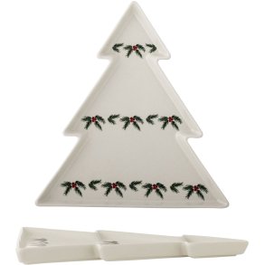 Bloomingville Berry Serveerbord 24,5x26 cm, Wit