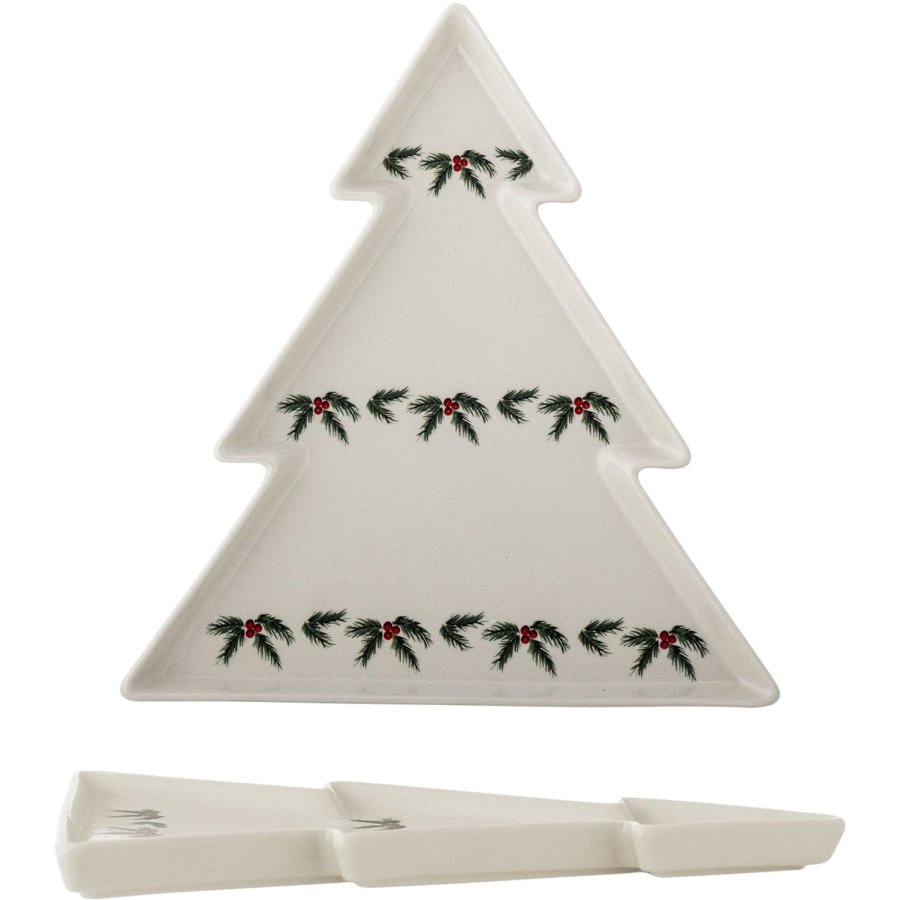 Bloomingville Berry Servierplatte 24,5x26 cm, Wei