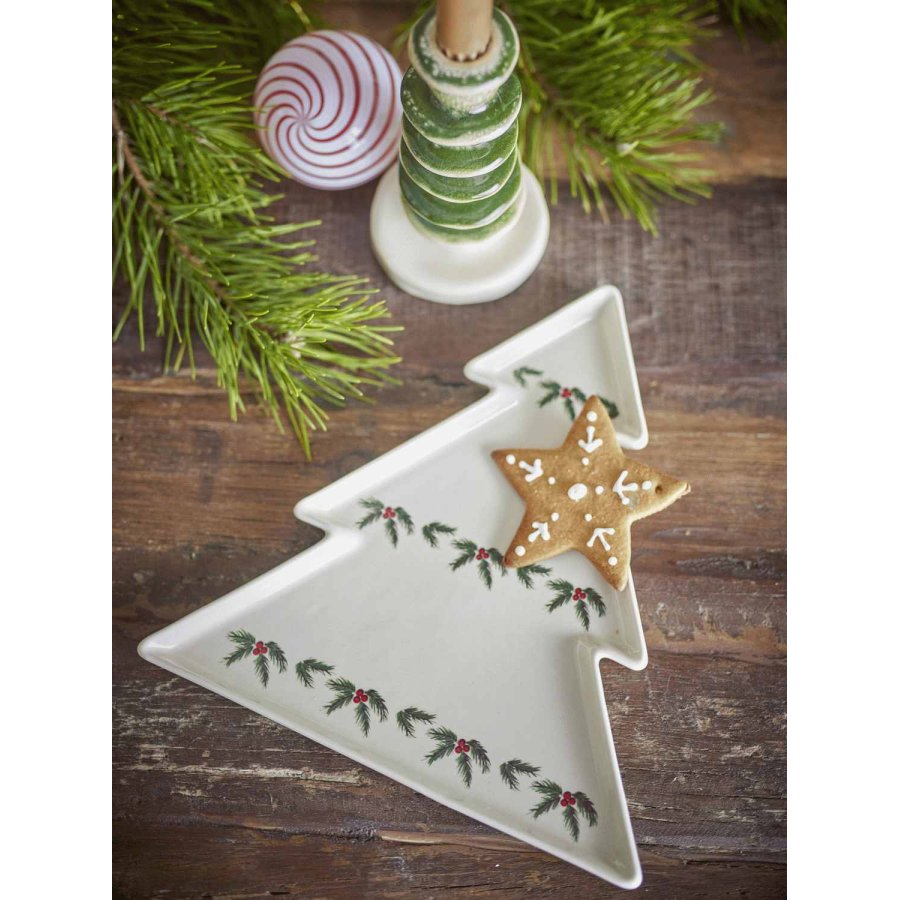 Bloomingville Berry Servierplatte 24,5x26 cm, Wei