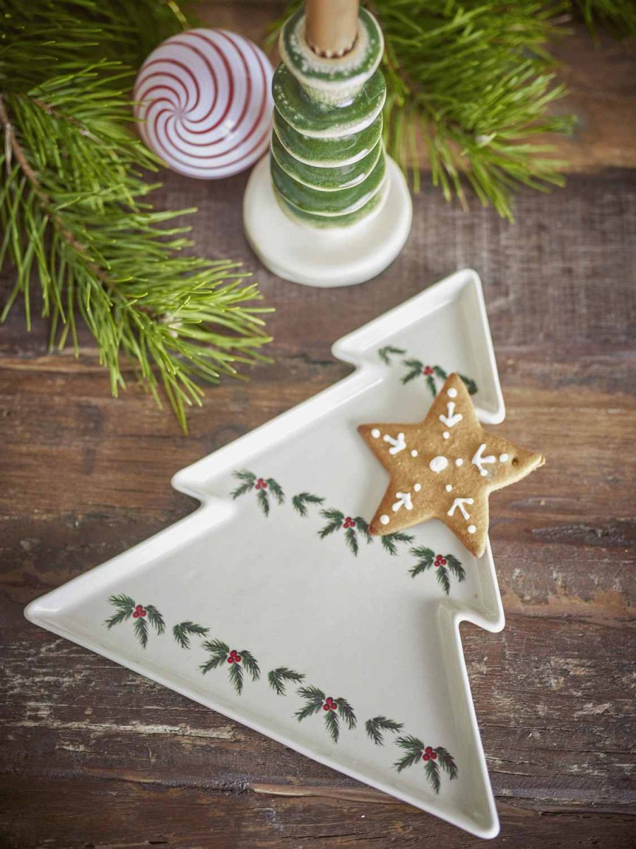 Bloomingville Berry Servierplatte 24,5x26 cm, Wei