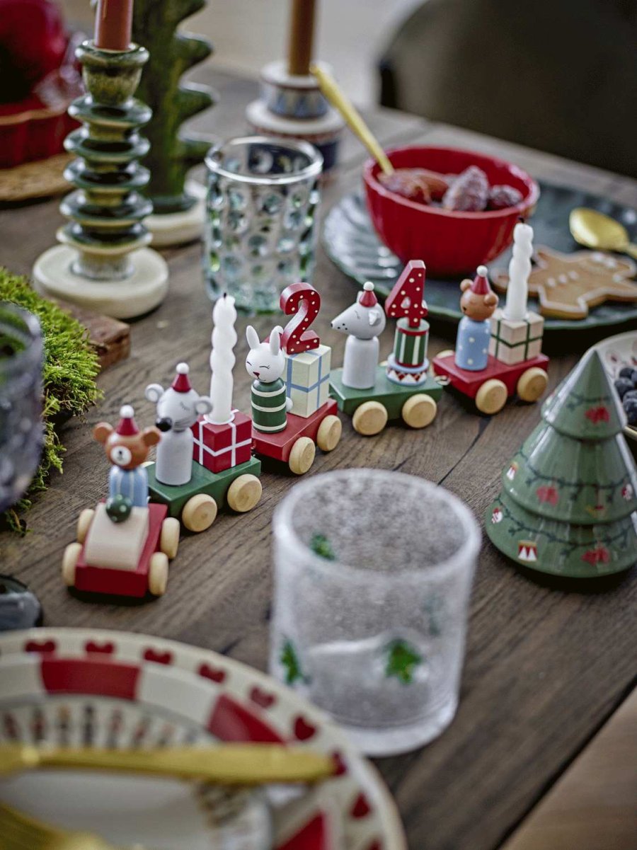 Bloomingville Yule Dekoration 2er Set, Steingut