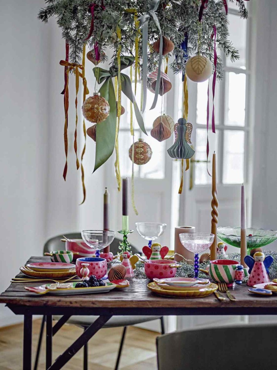 Bloomingville Caramella Teller 2er Set 16 cm, Rosa