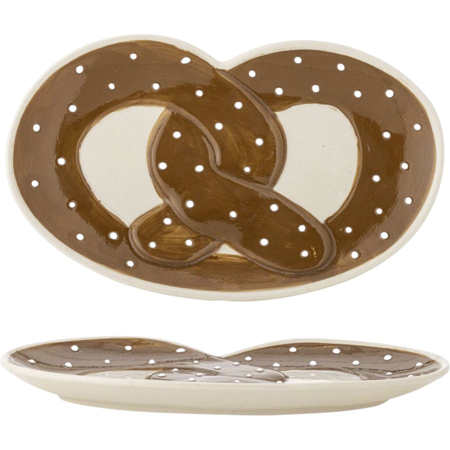 Bloomingville Treats Servierplatte 23,5 cm, Braun