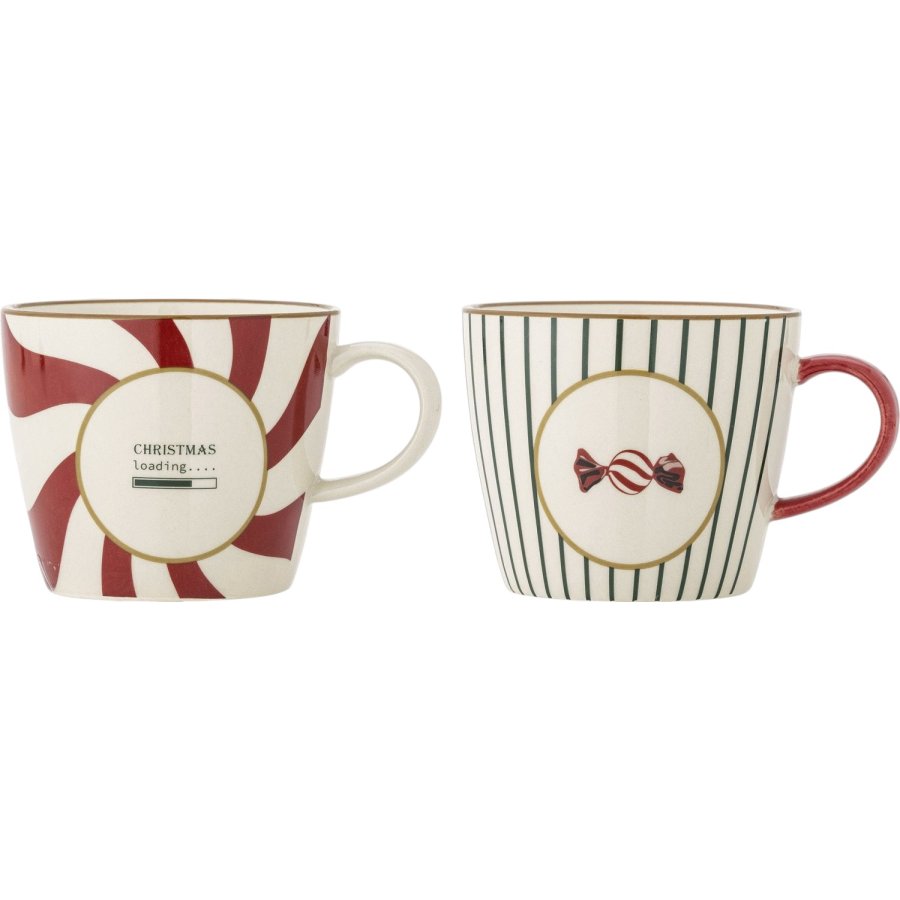 Bloomingville Yule Becher 2er Set 30 cl, Natur