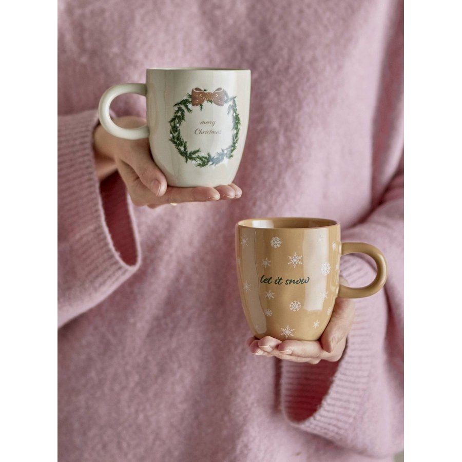 Bloomingville Jolina Becher 2er Set 40 cl, Natur