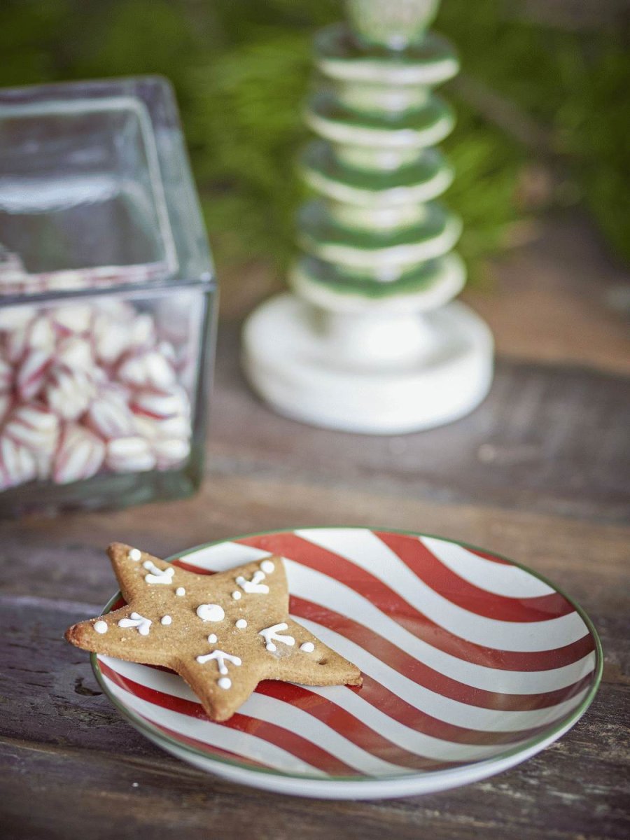 Bloomingville Jolly Teller 16 cm, Gestreift