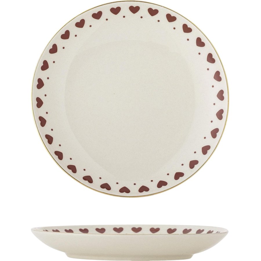 Bloomingville Jolly Teller 16 cm, Herzmotiv