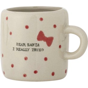 Bloomingville Christy Kop 25 cl, Dear Santa I Really Tried