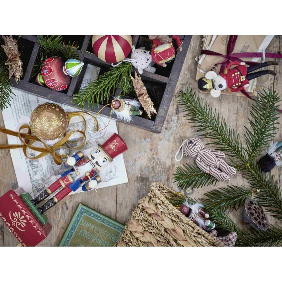 Bloomingville Kota Ornament H13 cm, Rot