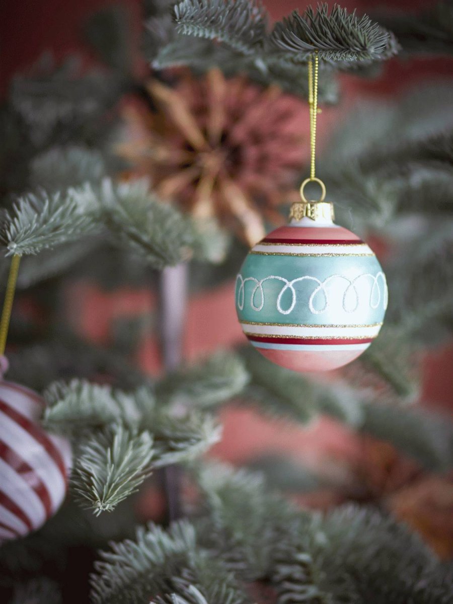 Bloomingville Kota Ornament 7 cm, Blau