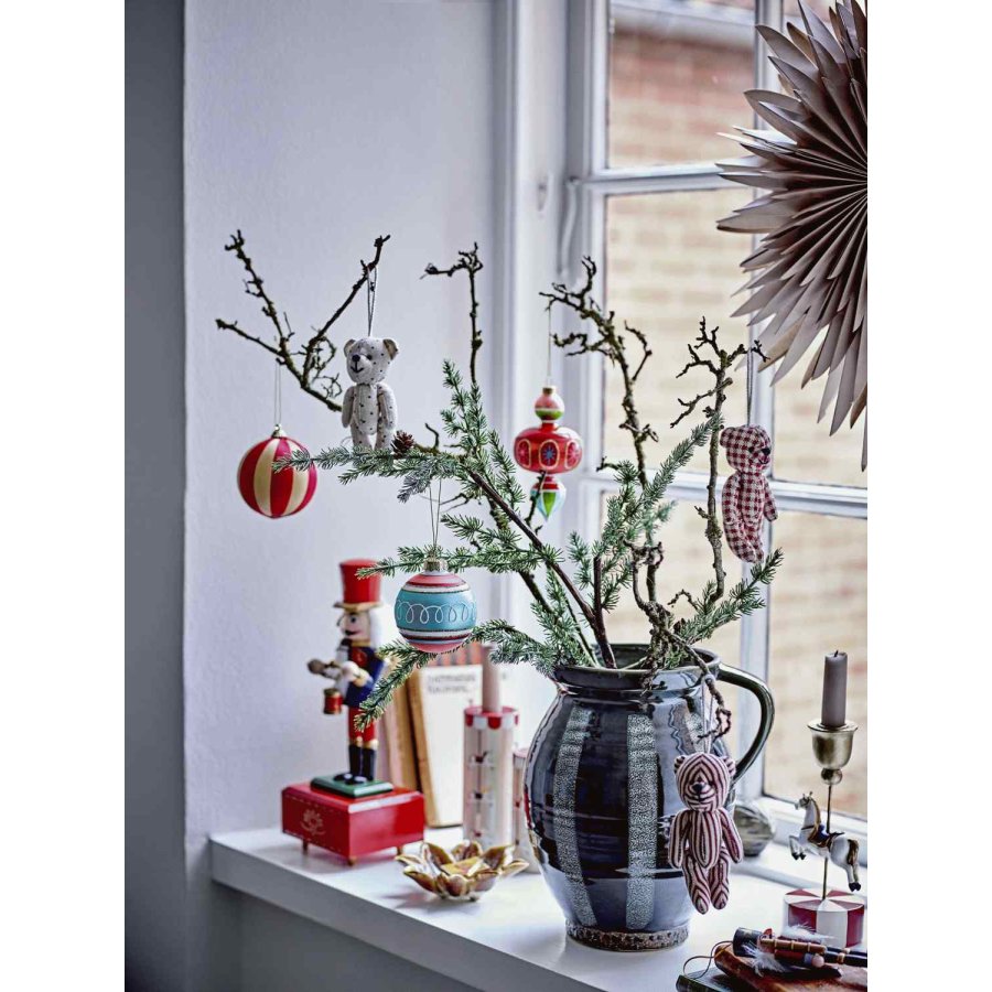 Bloomingville Kota Ornament 7 cm, Blau