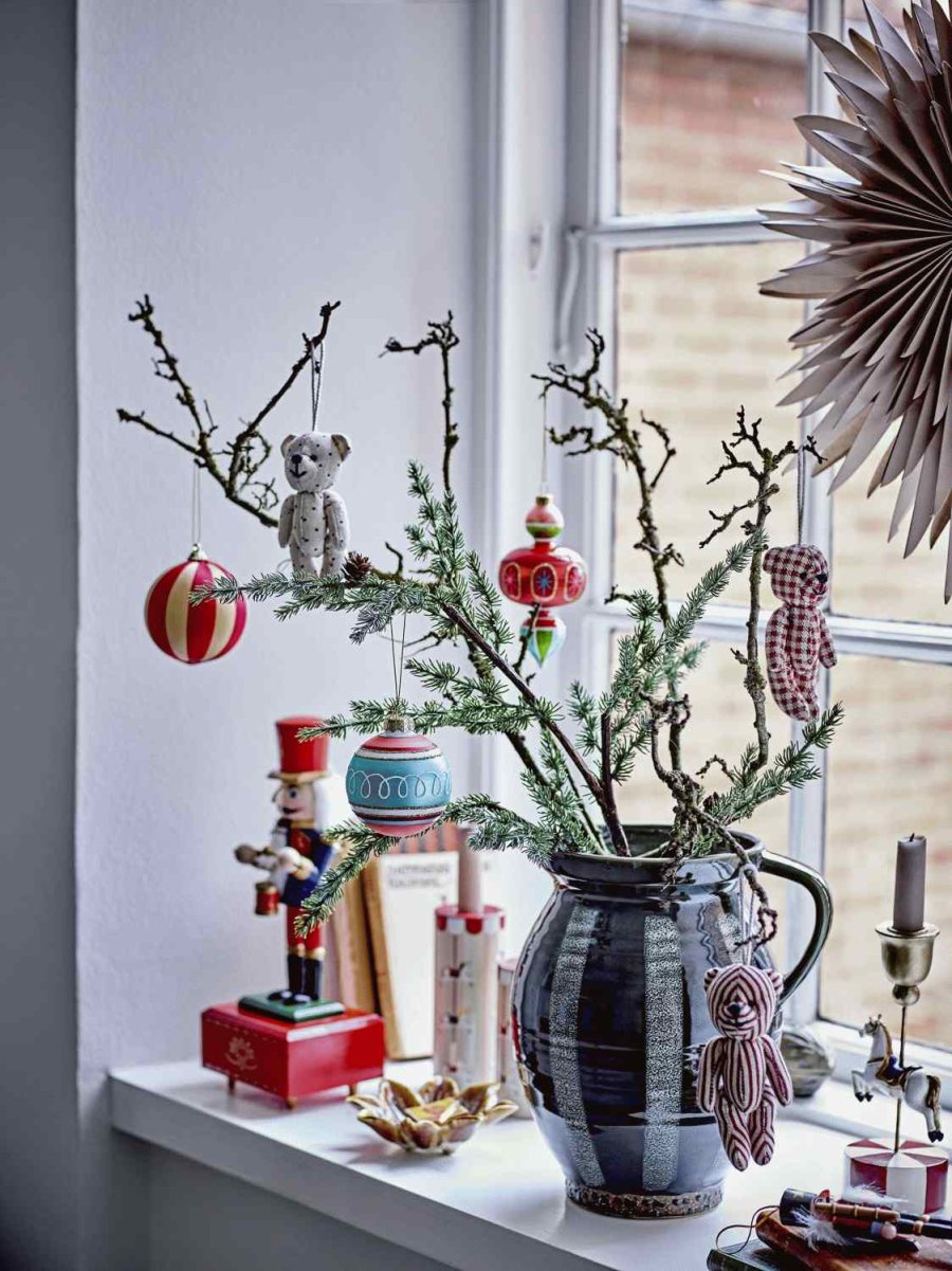 Bloomingville Kota Ornament 7 cm, Blau