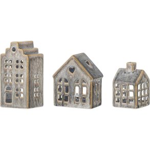 Bloomingville Kalia Waxinelichthouder 3 stuks, Bruin